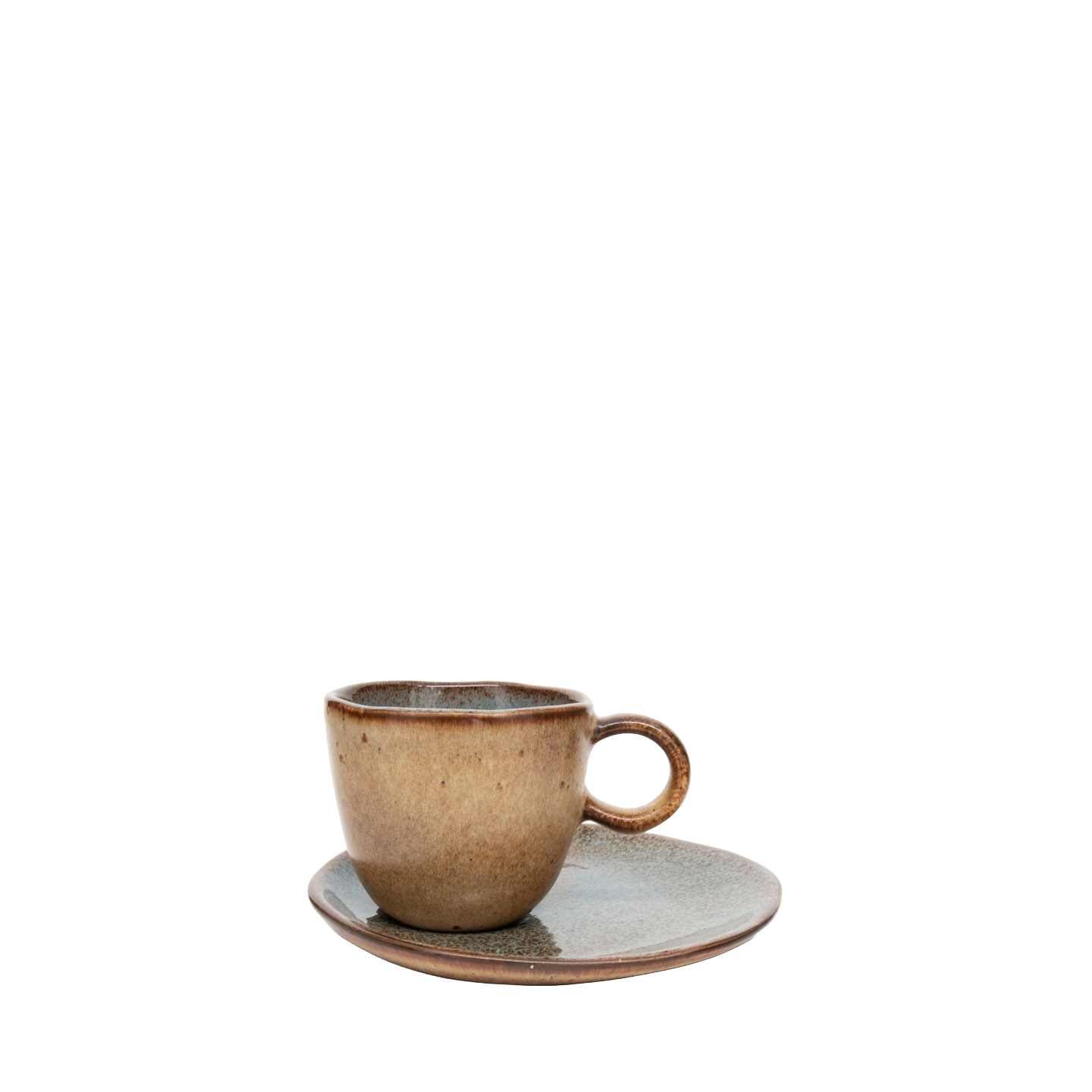 Flower Seed Claro Tasse mit Untertasse Groß 2er Set