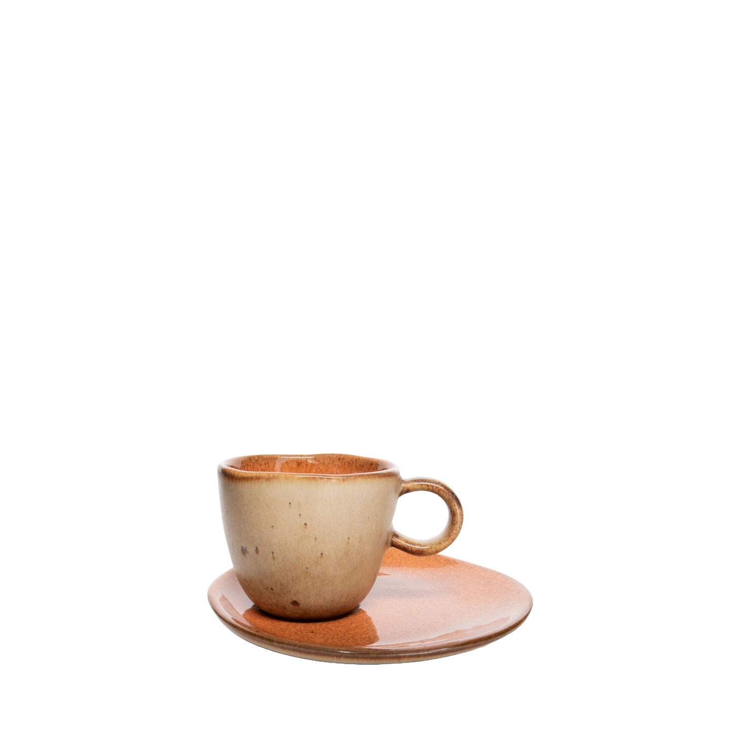 Flower Seed Larania Tasse mit Untertasse Groß 2er Set